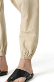 Pantalon sarouel en coton pour homme avec élastique à la cheville