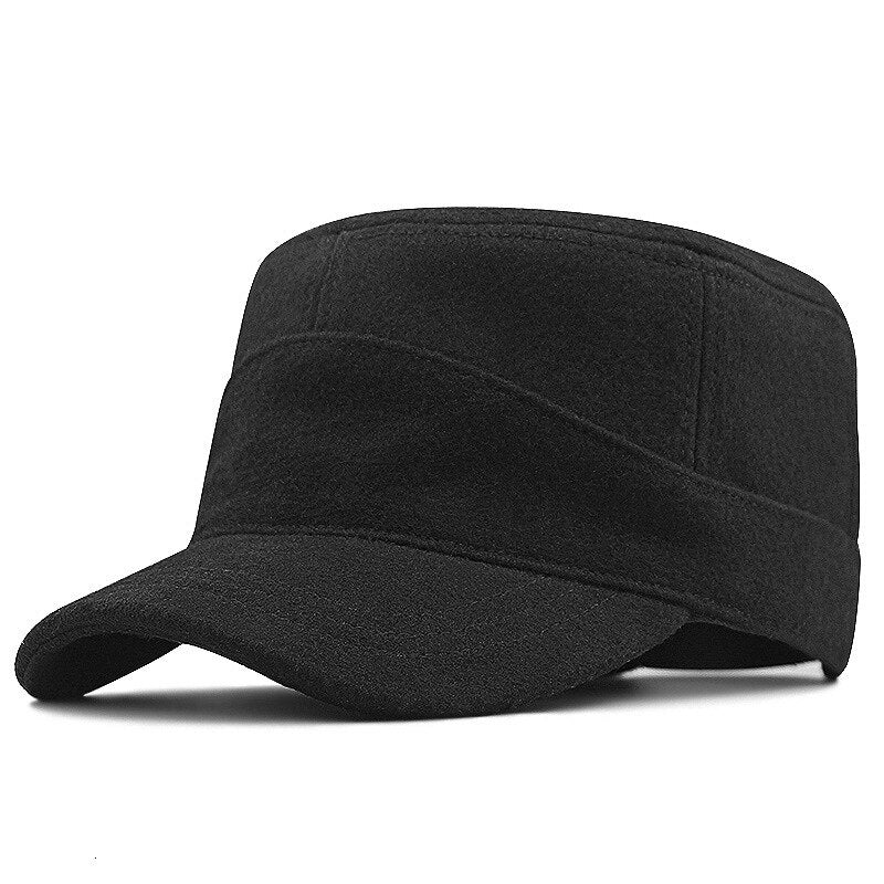 Military Style Beach Hat: Black Military Cap For Men And Women