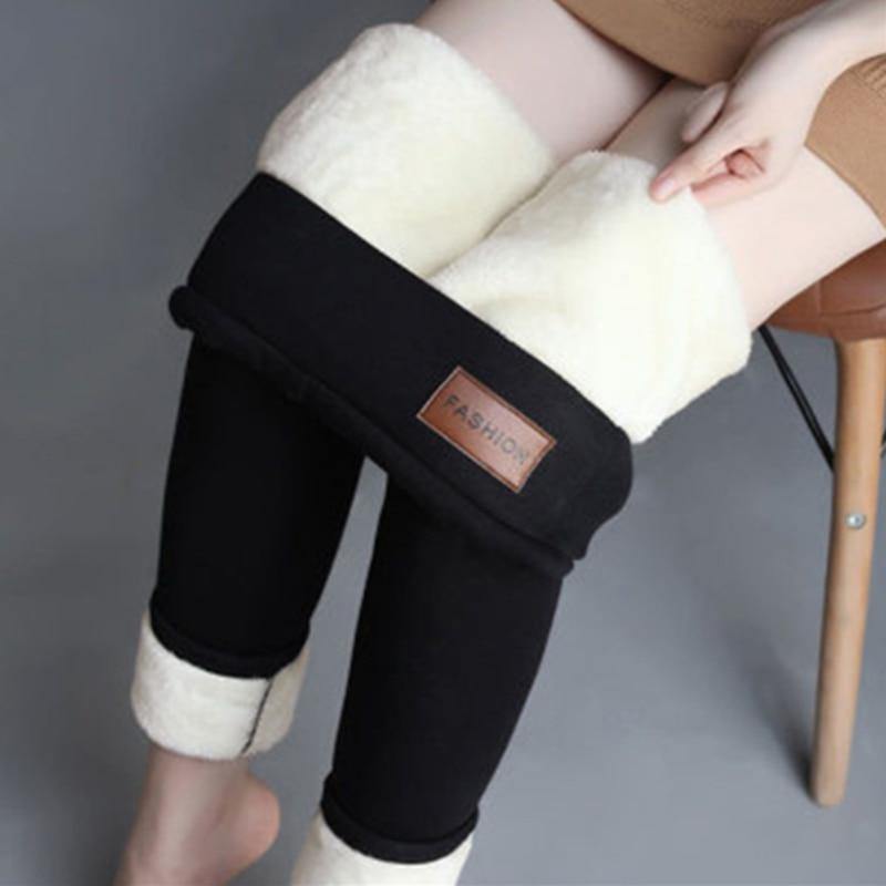 NORMOV 3 Piece Winter Warm Fleece Lined Leggings Women,Thick  Thermal Velvet Tights