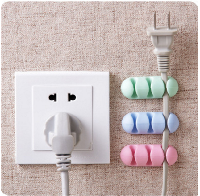 Cable organizers (set of 2) for your desk – KazaGoods-Home